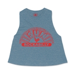 Sun Records ROCKABILLY Racerback Crop Top - Women's
