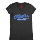 Checker Records Chicago V-Neck T Shirt - Women's