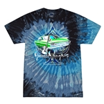 Graphic Jimmie Vaughan Tie-Dye T-Shirt - Blue