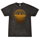 Sun Records Reflection Front Only T-Shirt - Black Mineral Wash