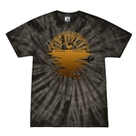 Sun Records Reflection Front Only Tie-Dye T-Shirt - Black