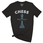 CLEARANCE - Black L Chess Records Chicago Blues T-Shirt - Lightweight Vintage Style
