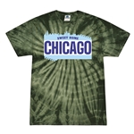 Sweet Home Chicago Tie-Dye T-Shirt - Green