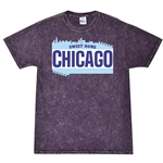 Sweet Home Chicago T-Shirt - Purple Mineral Wash