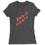 David Bowie Pinups Logo Ladies T Shirt - Relaxed Fit