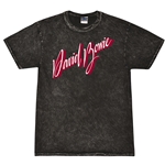 David Bowie Young Americans T-Shirt - Black Mineral Wash