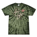 Janis Joplin Texas Rose Tie-Dye T-Shirt - Green