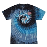Janis Joplin Texas Rose Tie-Dye T-Shirt - Blue