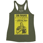 Howlin Wolf at Club Paradise Racerback Tank - Women's