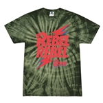 Rebel Rebel Bowie Logo Tie-Dye T-Shirt - Green
