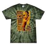 Miles Davis Tanglewood T-Shirt - Green Tie-Dye