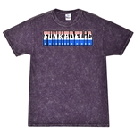 Patriotic Funkadelic T-Shirt - Purple Mineral Wash