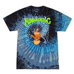 Color Funkadelic Concert Tie-Dye T-Shirt - Blue