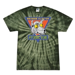 Retro George Clinton Atomic Dog Tie-Dye T-Shirt - Green