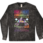 P-Funk Earth Tour Live Long Sleeve T-Shirt - Black Mineral Wash