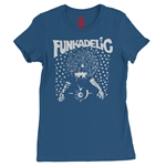 Black & White Funkadelic Concert Ladies T Shirt - Relaxed Fit
