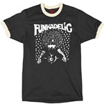 Black & White Funkadelic Concert Ringer T-Shirt