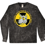 George Clinton Atomic Dog Long Sleeve T-Shirt - Black Mineral Wash