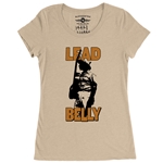 Retro Lead Belly Ladies T Shirt - Relaxed Fit