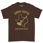 Texas Johnny Winter T-Shirt - Classic Heavy Cotton