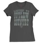 Listen to Outlaw Country Ladies T Shirt - Relaxed Fit