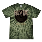 AC/DC Rock or Bust Tie-Dye T-Shirt - Green