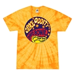 David Bowie Space Oddity Tie-Dye T-Shirt - Yellow