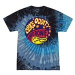 David Bowie Space Oddity Tie-Dye T-Shirt - Blue