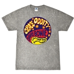 David Bowie Space Oddity T-Shirt - Gray Mineral Wash