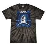 AC/DC Ballbreaker Tie-Dye T-Shirt - Black