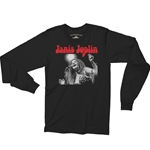 Peace Janis Joplin Long Sleeve T-Shirt
