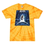 AC/DC Ballbreaker Tie-Dye T-Shirt - Yellow
