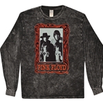 Pink Floyd Psychedelic Frame Long Sleeve T-Shirt - Black Mineral Wash