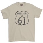 Mississippi Highway 61 T-Shirt - Classic Heavy Cotton