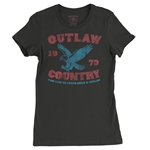 Outlaw Country 1973 Ladies T Shirt - Relaxed Fit