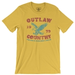 Outlaw Country 1973 T-Shirt - Lightweight Vintage Style