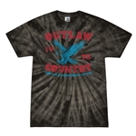 Outlaw Country 1973 Tie-Dye T-Shirt - Black