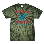 Outlaw Country 1973 Tie-Dye T-Shirt - Green
