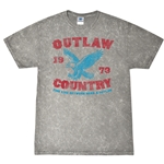 Outlaw Country 1973 T-Shirt - Gray Mineral Wash