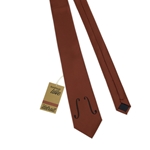 Violin F-Hole Tie - Rust Colored