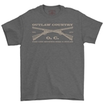 Outlaw Country Grunt T-Shirt - Classic Heavy Cotton