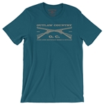 Outlaw Country Grunt T-Shirt - Lightweight Vintage Style