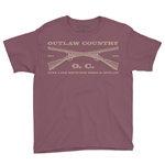 Outlaw Country Grunt Youth T-Shirt - Lightweight Vintage Children & Toddlers