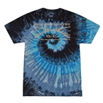Outlaw Country Grunt Tie-Dye T-Shirt - Blue