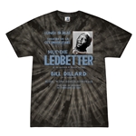 Lead Belly Poster Tie-Dye T-Shirt - Black