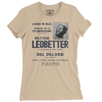Lead Belly Poster Ladies T Shirt - Relaxed Fit