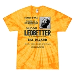 Lead Belly Poster Tie-Dye T-Shirt - Yellow