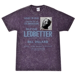 Lead Belly Poster T-Shirt - Purple Mineral Wash