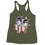 Patriotic Blues Brothers Racerback Tank - Women's