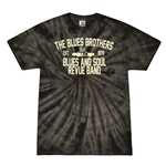 Blues Brothers Revue Tie-Dye T-Shirt - Black